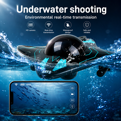 WiFi RC Camera Boat – Smartphone-Controlled Underwater View