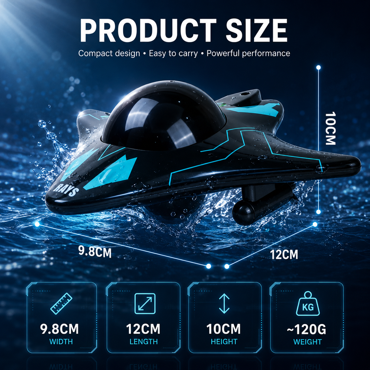 WiFi RC Camera Boat – Smartphone-Controlled Underwater View