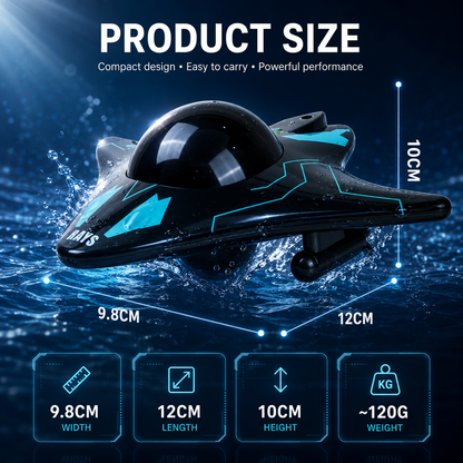 WiFi RC Camera Boat – Smartphone-Controlled Underwater View